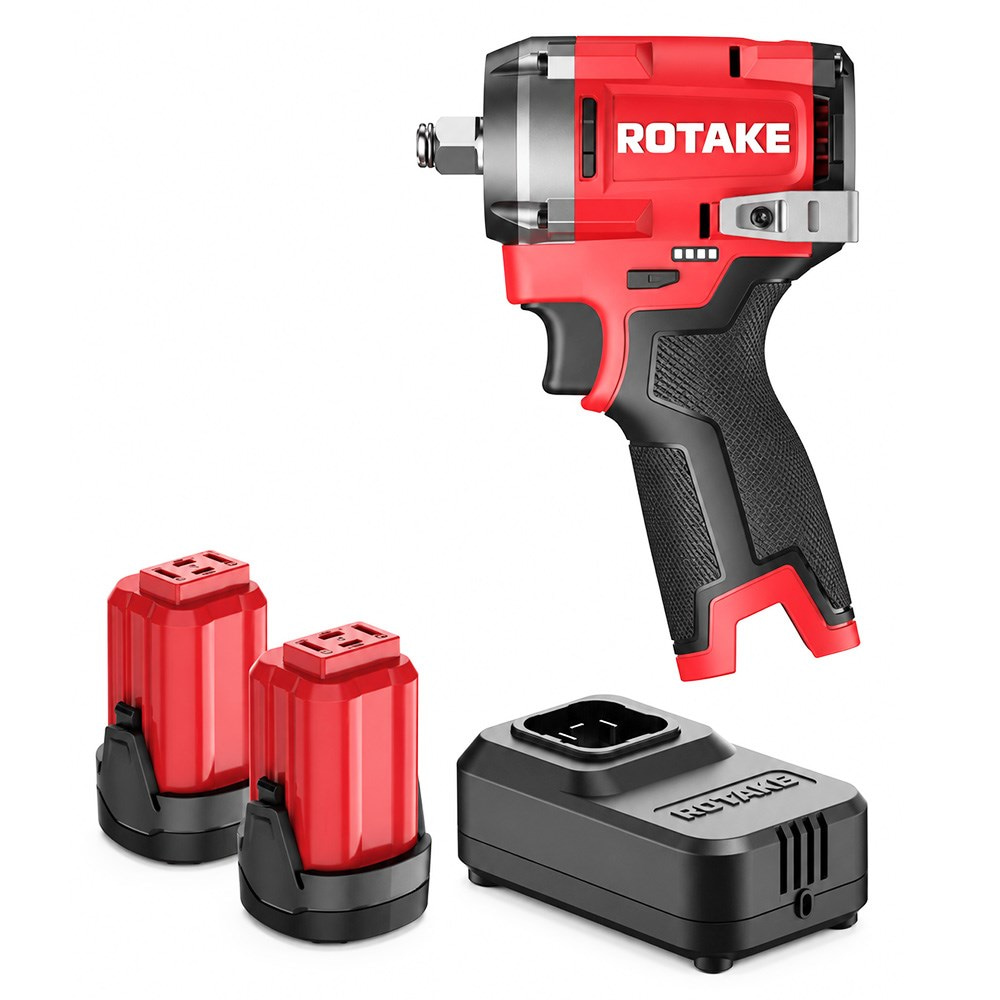 ROTAKE T11 1/2 Akülü Darbeli Somun Sıkma ve Sökme Makinesi 16V 2.0Ah 750 Nm