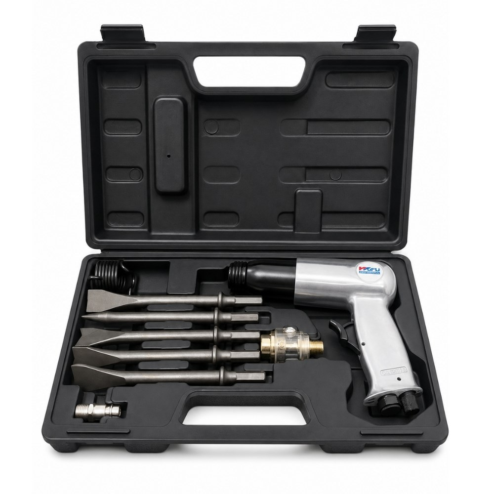 WUFU Havalı Darbeli Keski Kalafat Çekici Seti 190 mm