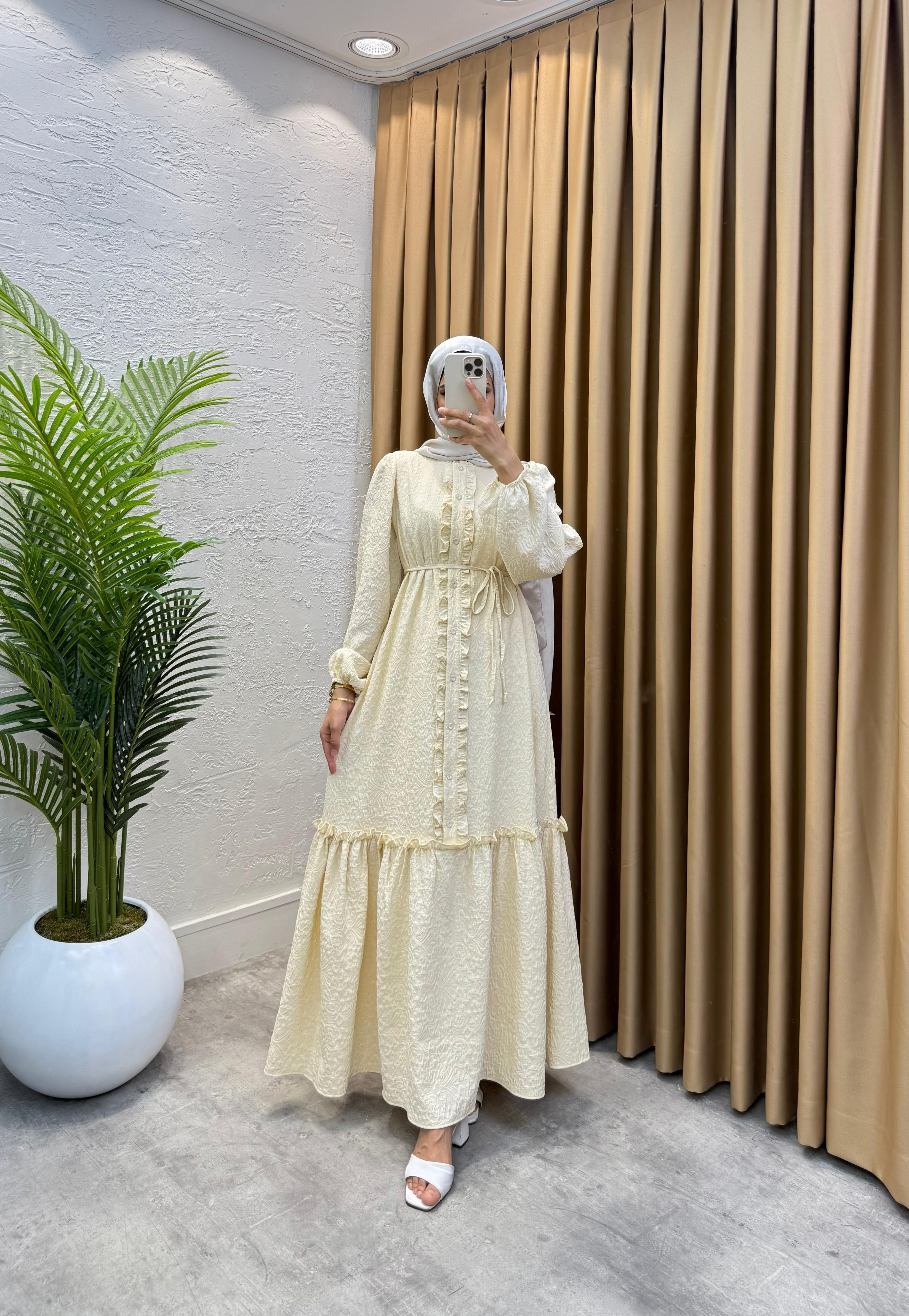 Azra Elbise Sarı