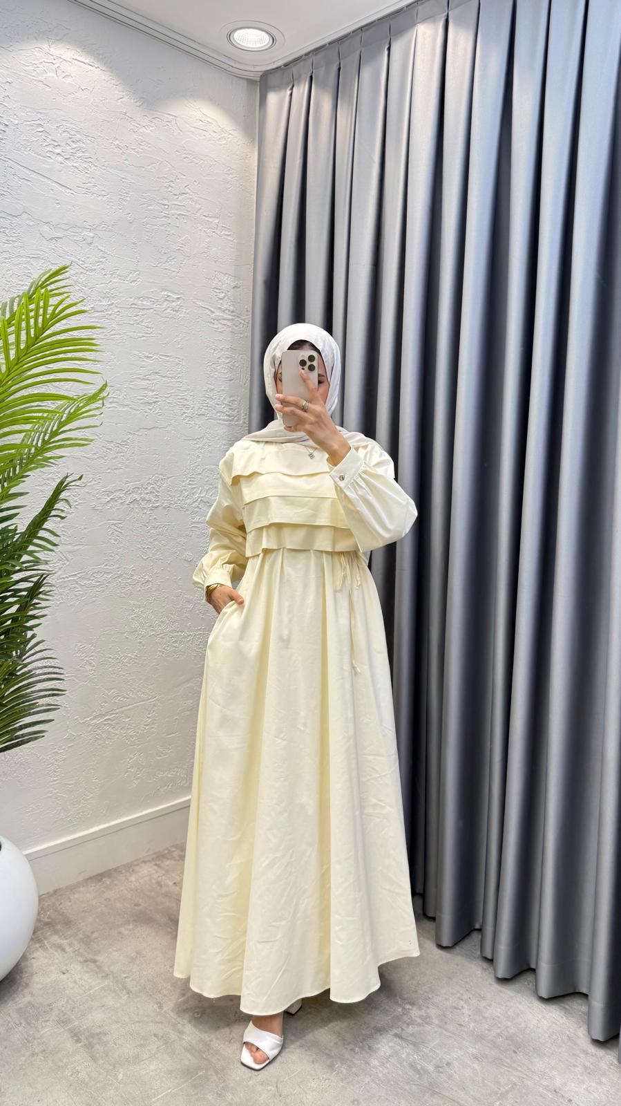 Bella Elbise Sarı