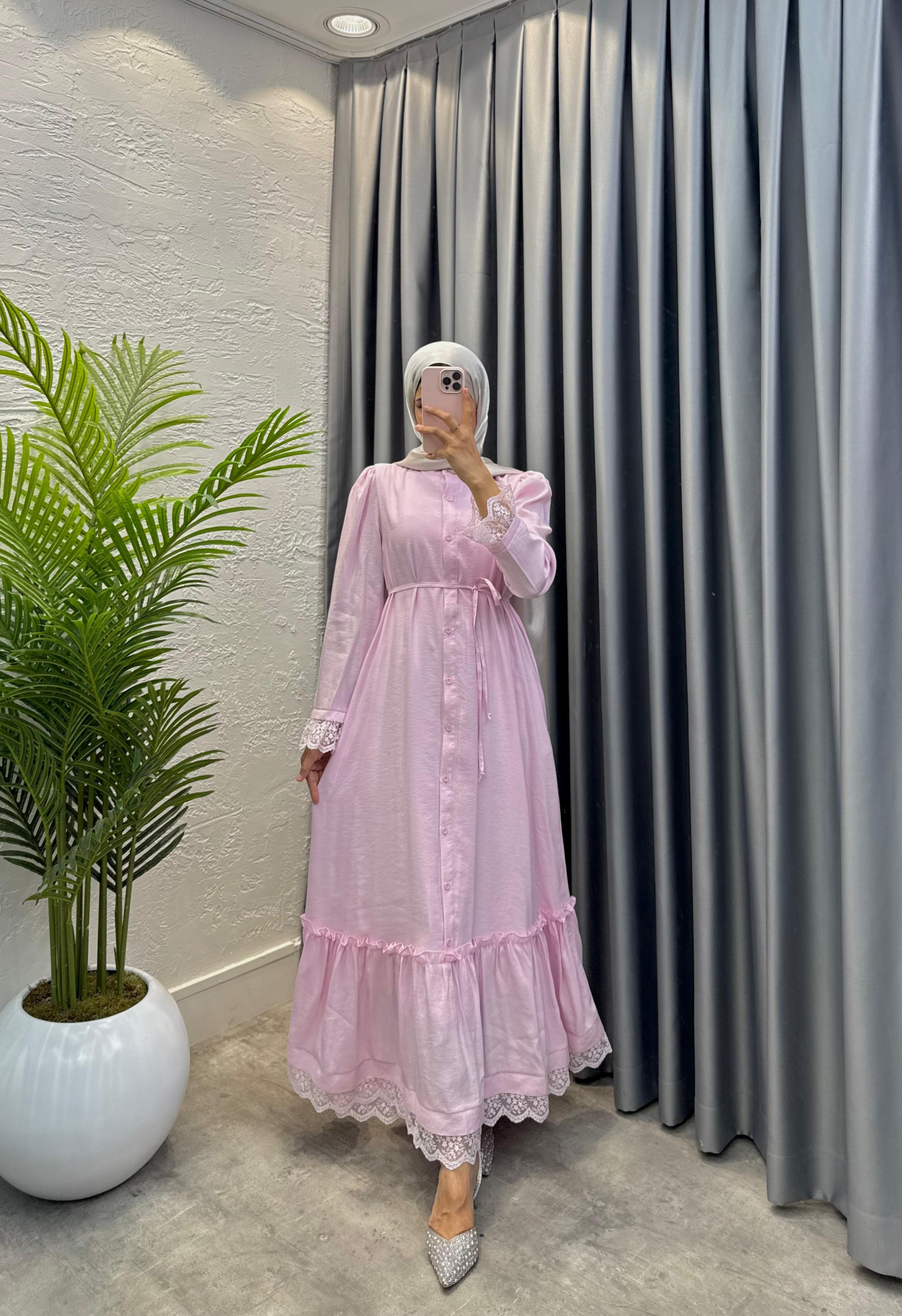 Defne Elbise Pembe