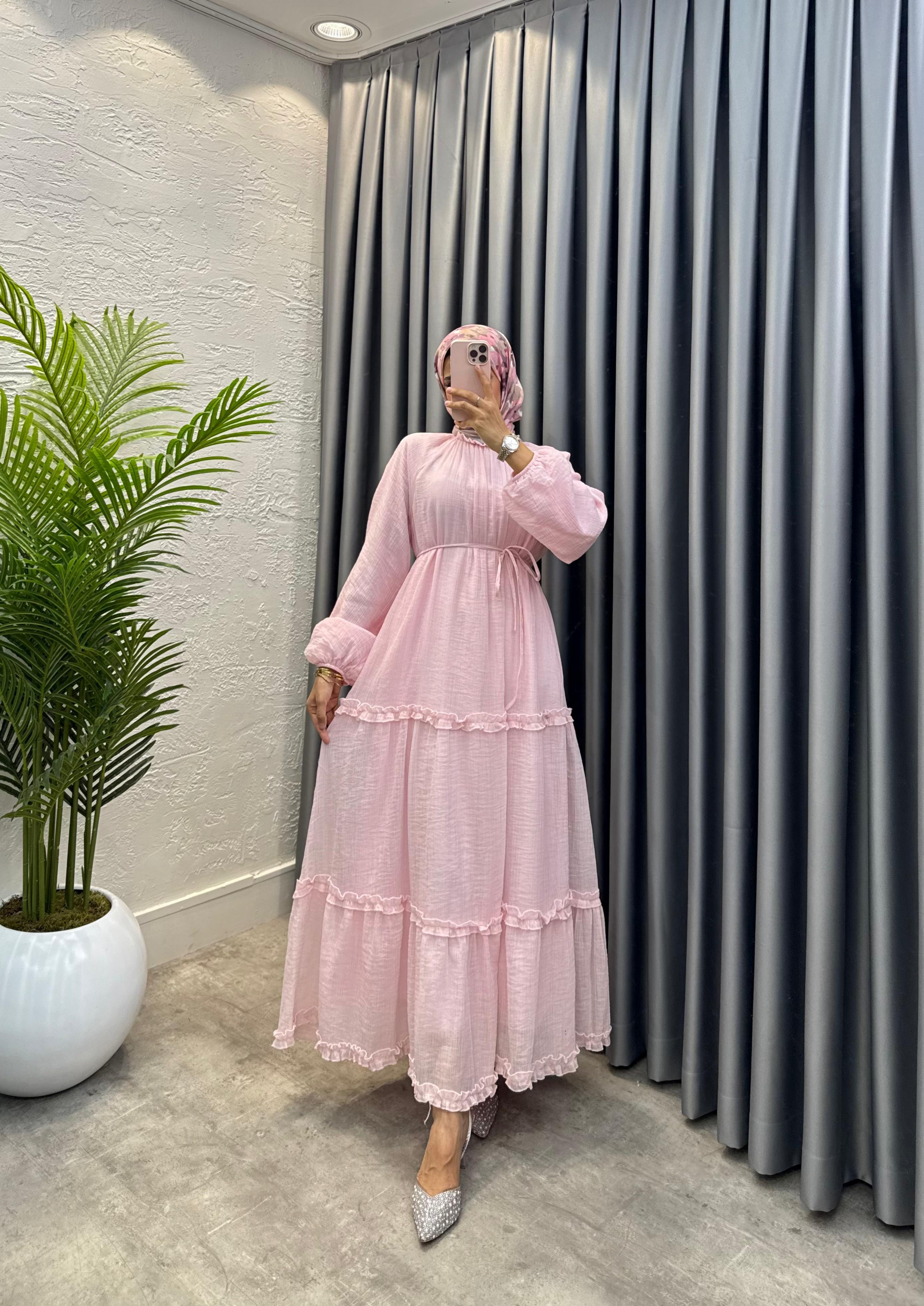 Duru Elbise Pembe