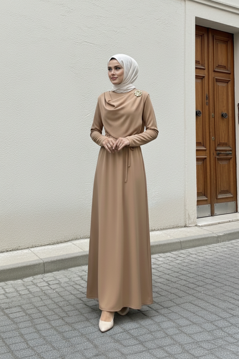 Pınar Elbise Karamel