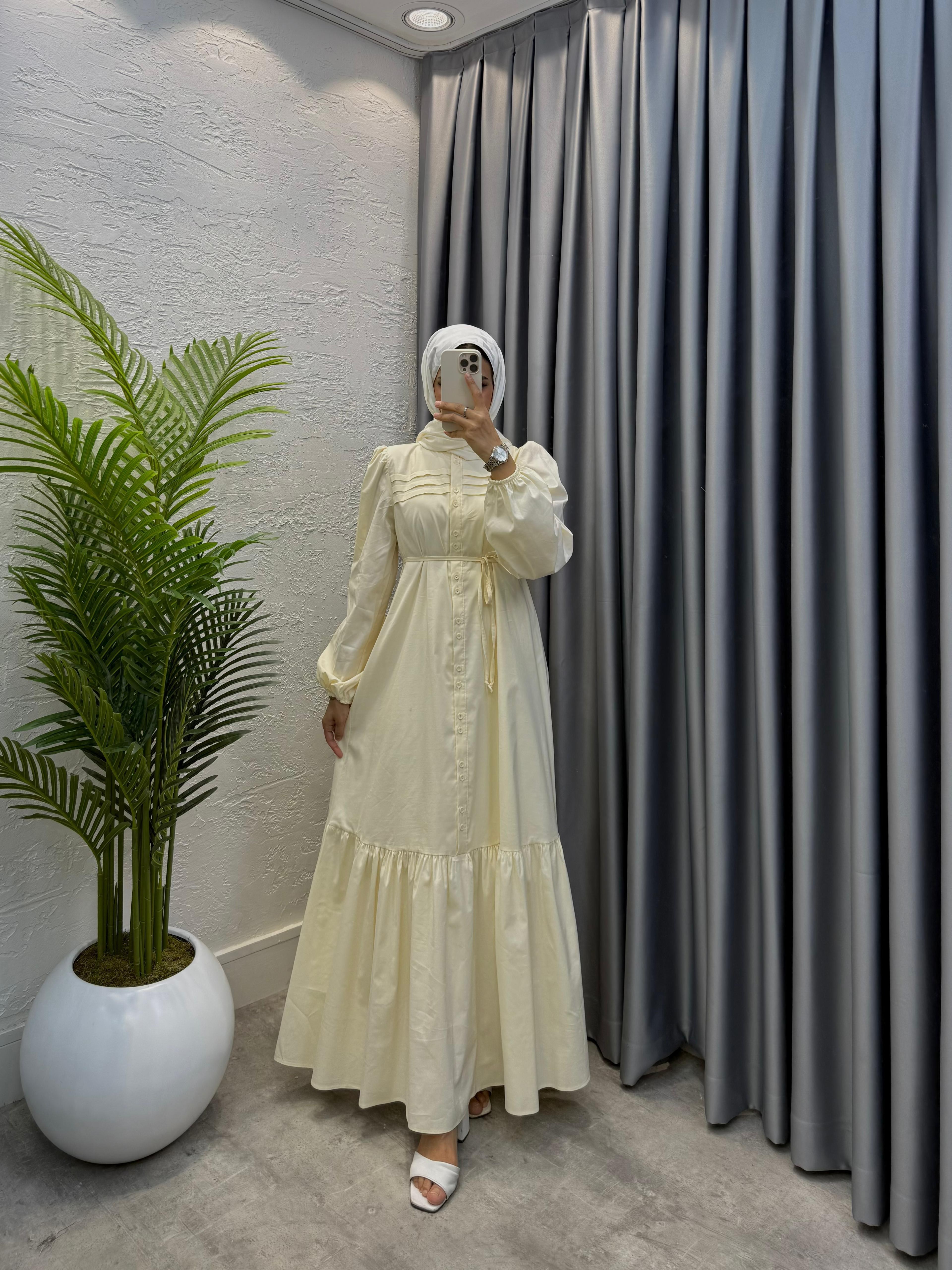 Zümra Elbise Sarı