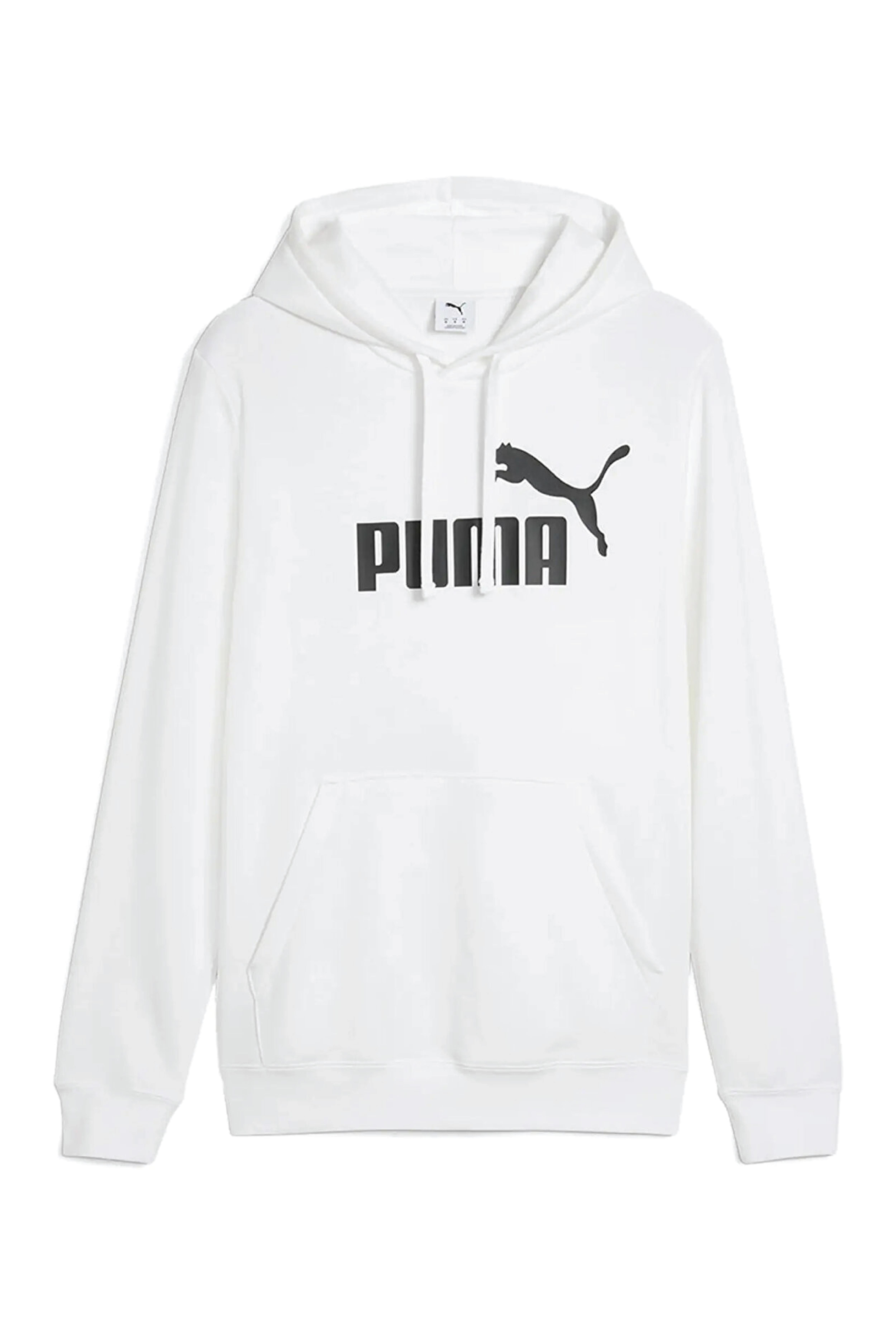 Puma Essential No. 1 Logo Erkek Beyaz Günlük Stil Sweatshirt