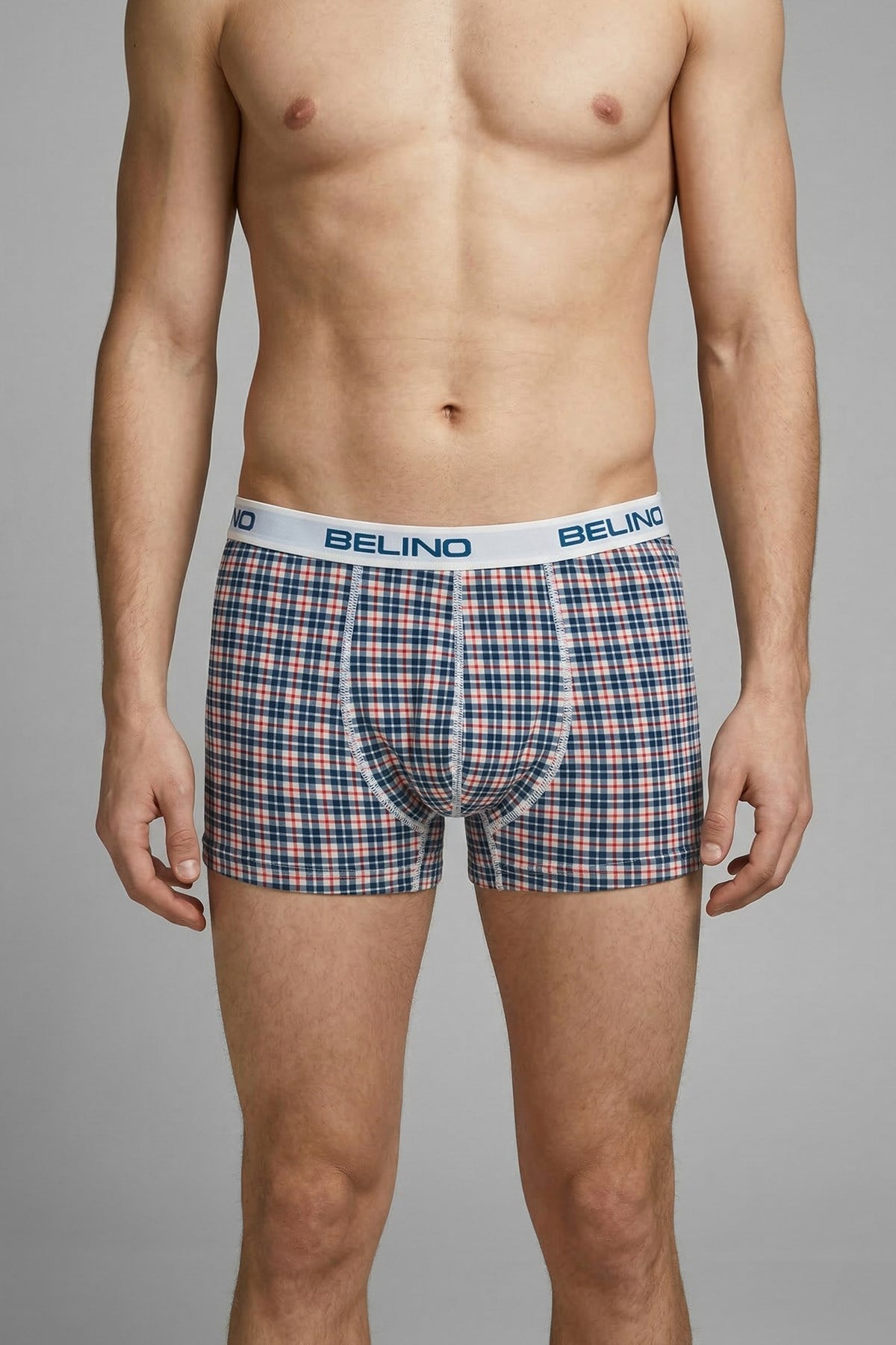 Erkek Boxer Şort Ekose Desenli- Plaid Timeless