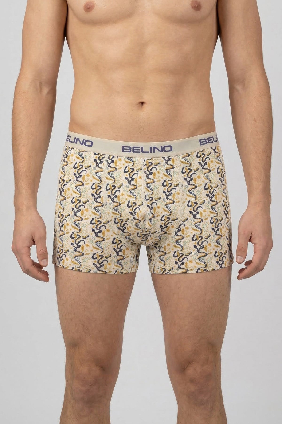 Erkek Boxer Şort Desenli- Snake Game	