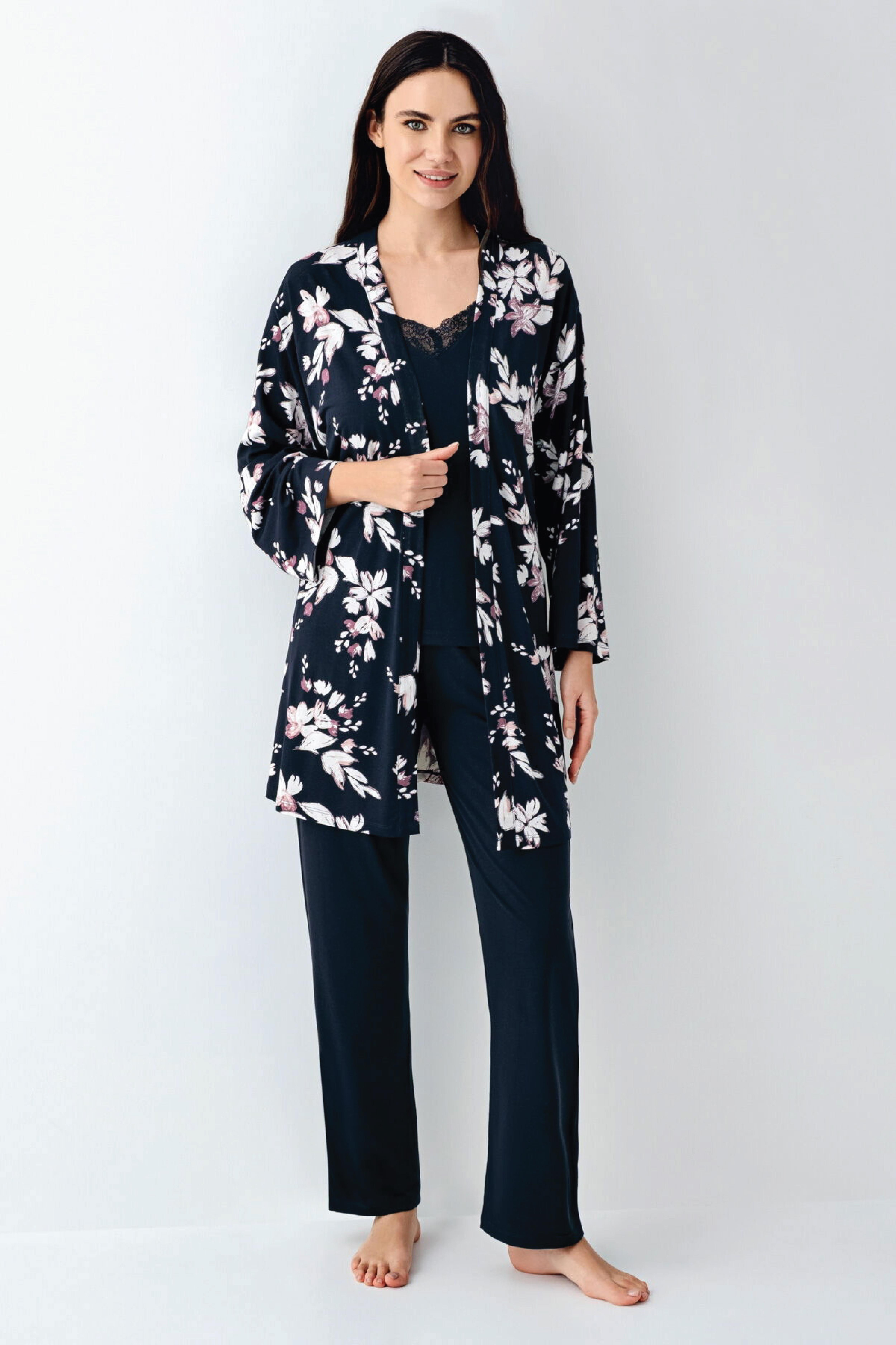 Pierre Cardin Kadın Beyaz Kısakollu Pijama Takımı