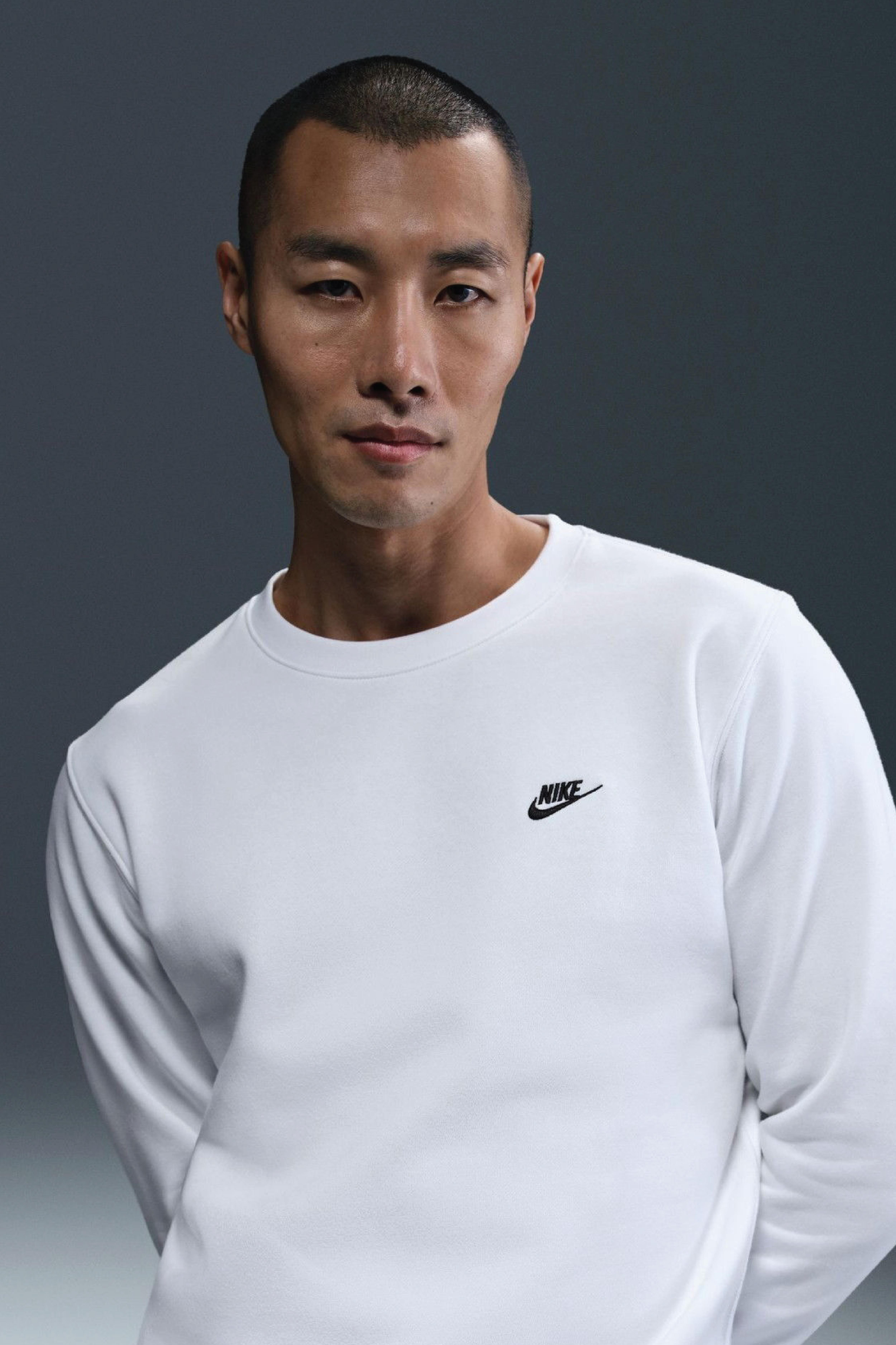 Nike Sportswear Fn3886-100 Beyaz Erkek Fleece Sweatshirt