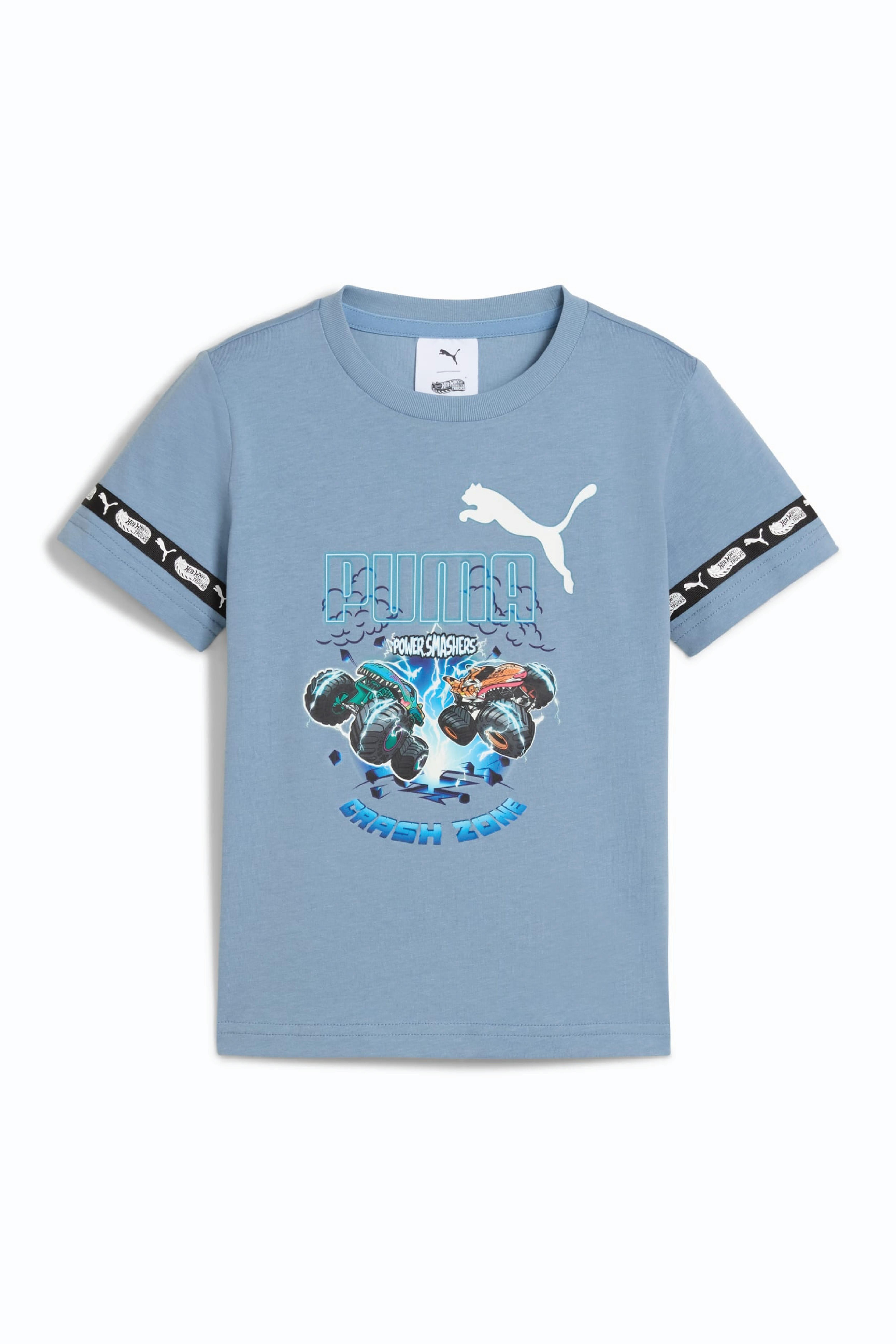 Puma X Hot Wheels Erkek Çocuk Mavi T-Shirt