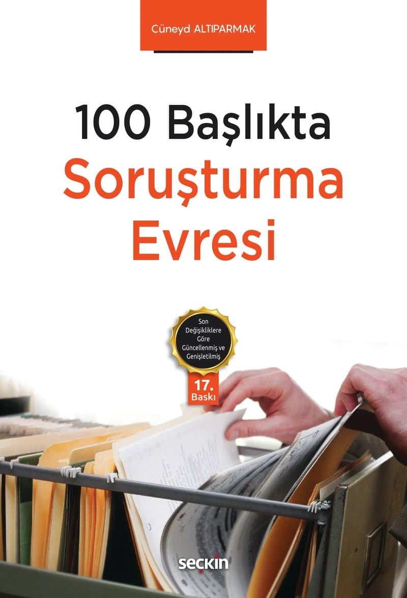 100 Başlıkta Soruşturma Evresi  kitap kapağı