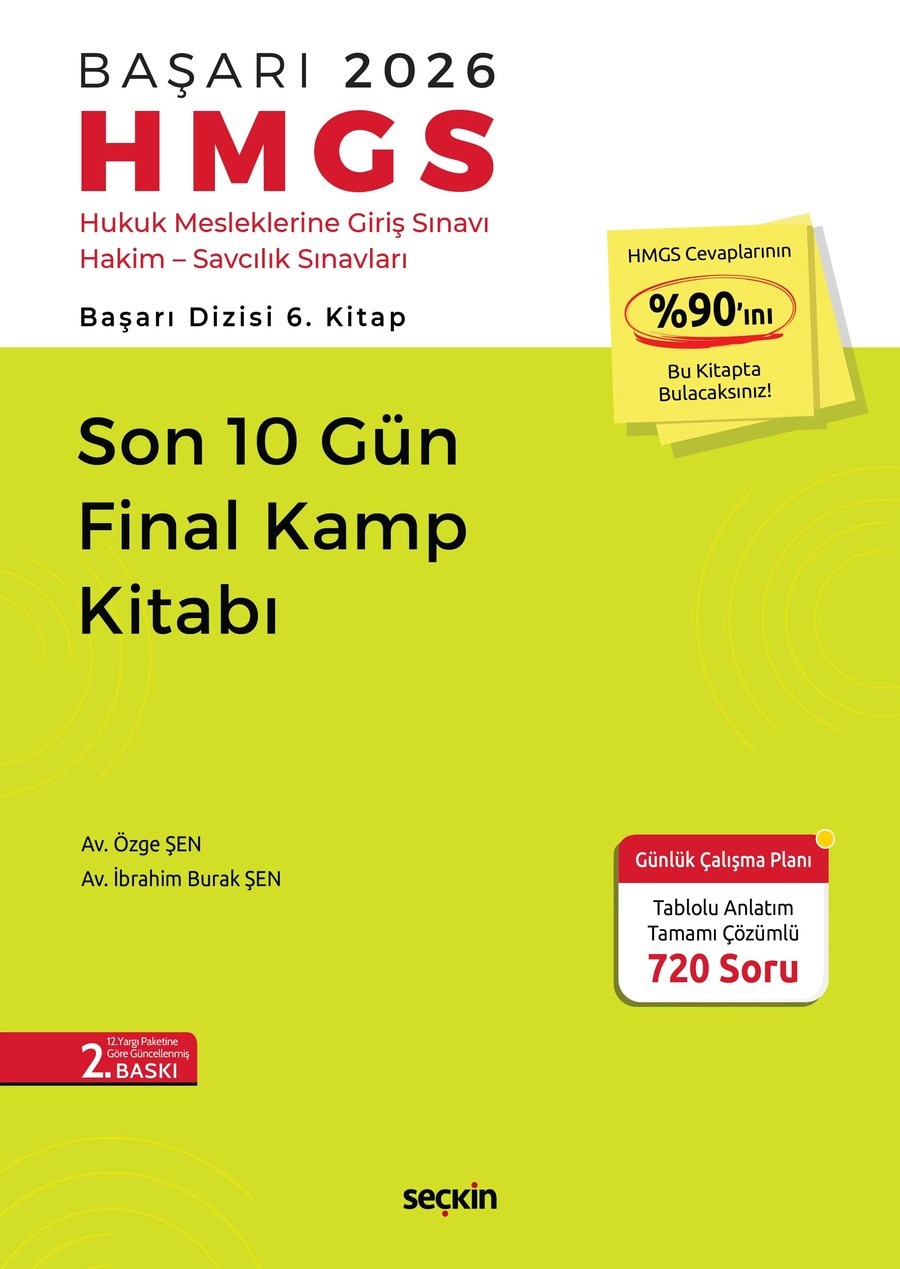 BAŞARI – HMGS Son 10 Gün Final Kamp Kitabı  kitap kapağı