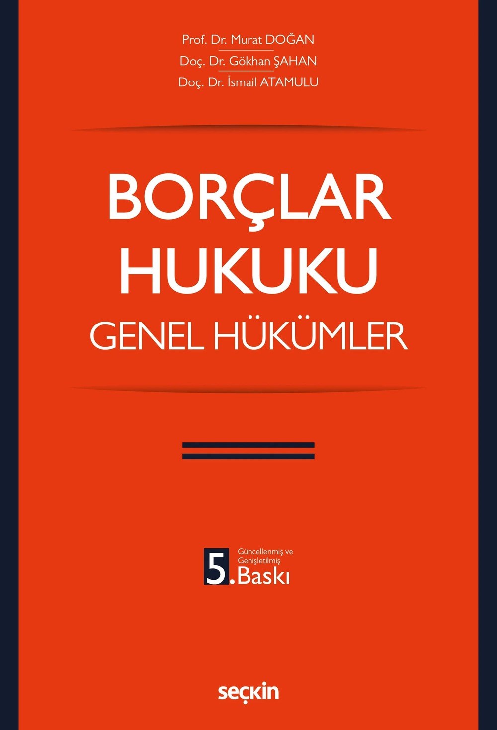 Borçlar Hukuku Genel Hükümler Ders Kitabı  kitap kapağı
