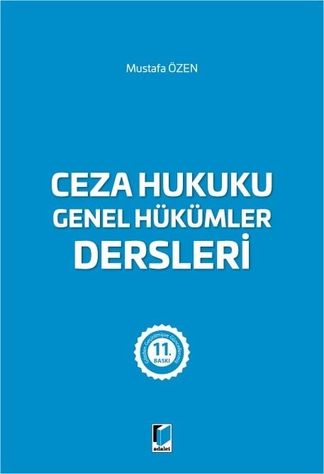 Ceza Hukuku Genel Hükümler Dersleri  kitap kapağı