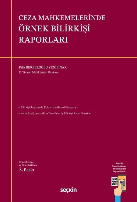 CEZA MAHKEME.ÖRNEK BİLİRKİŞİ RAPORLARI (3.BASKI)