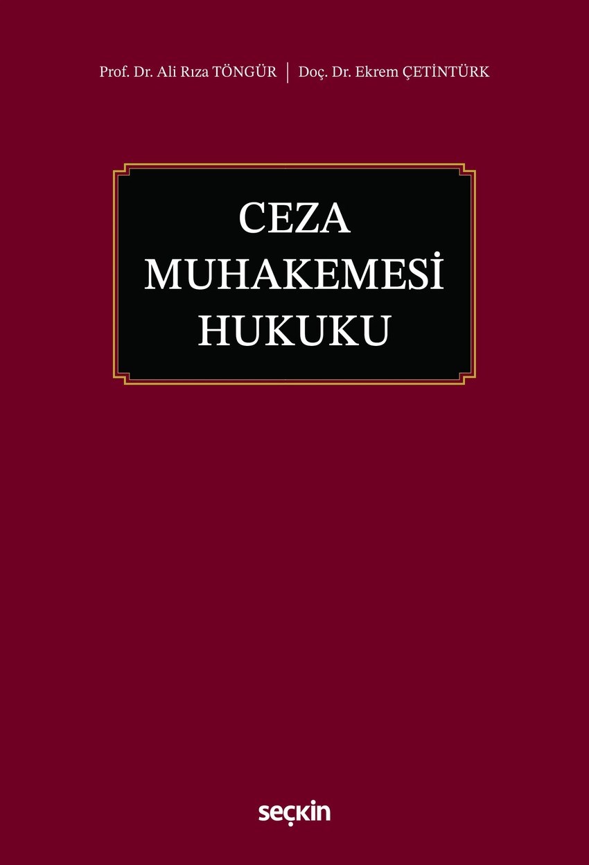 Ceza Muhakemesi Hukuku  kitap kapağı