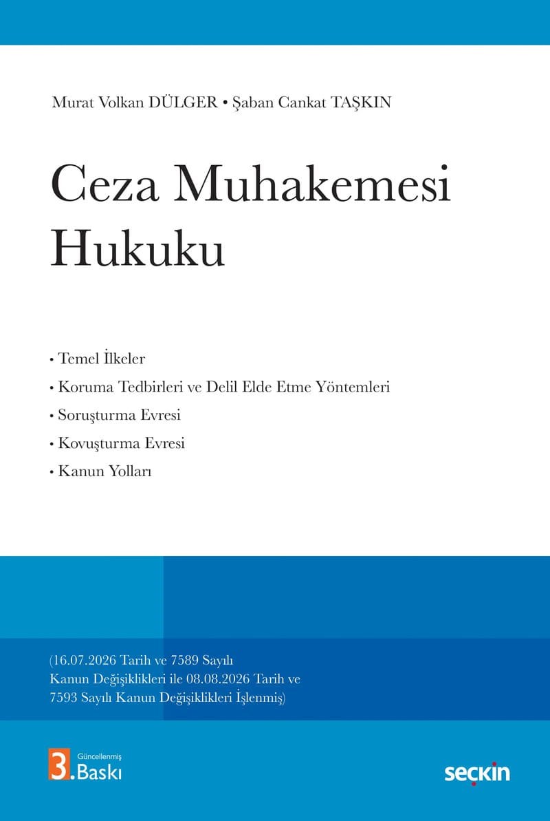 Ceza Muhakemesi Hukuku  kitap kapağı