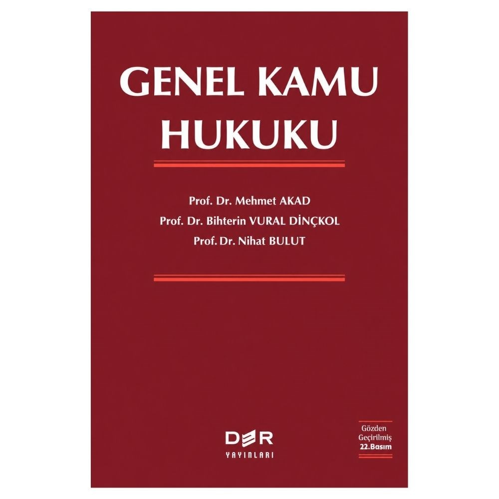 Genel Kamu Hukuku  kitap kapağı