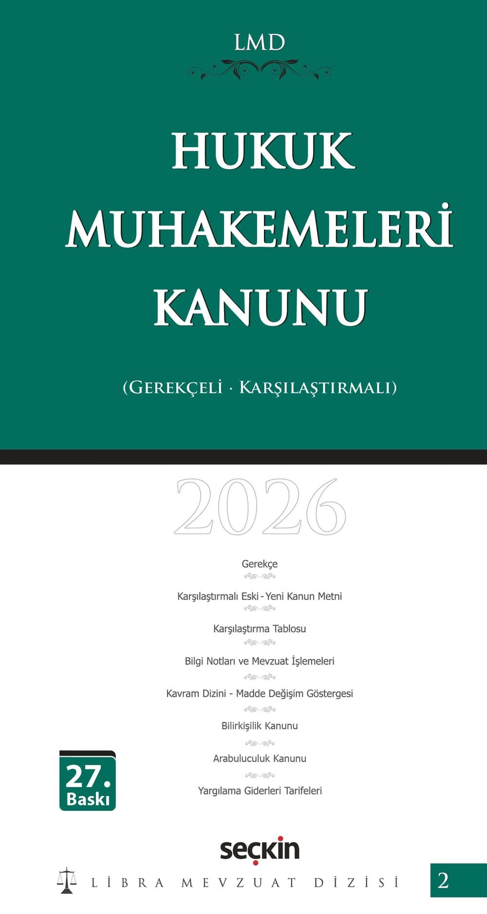 Hukuk Muhakemeleri Kanunu / Lmd–2  kitap kapağı
