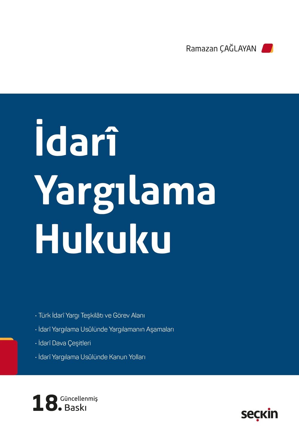 İdarî Yargılama Hukuku  kitap kapağı