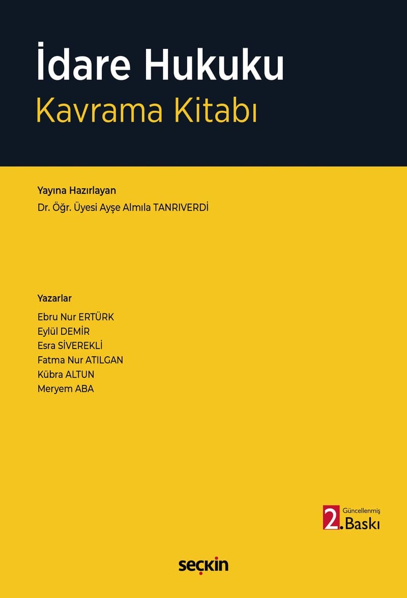 İdare Hukuku Kavrama Kitabı  kitap kapağı