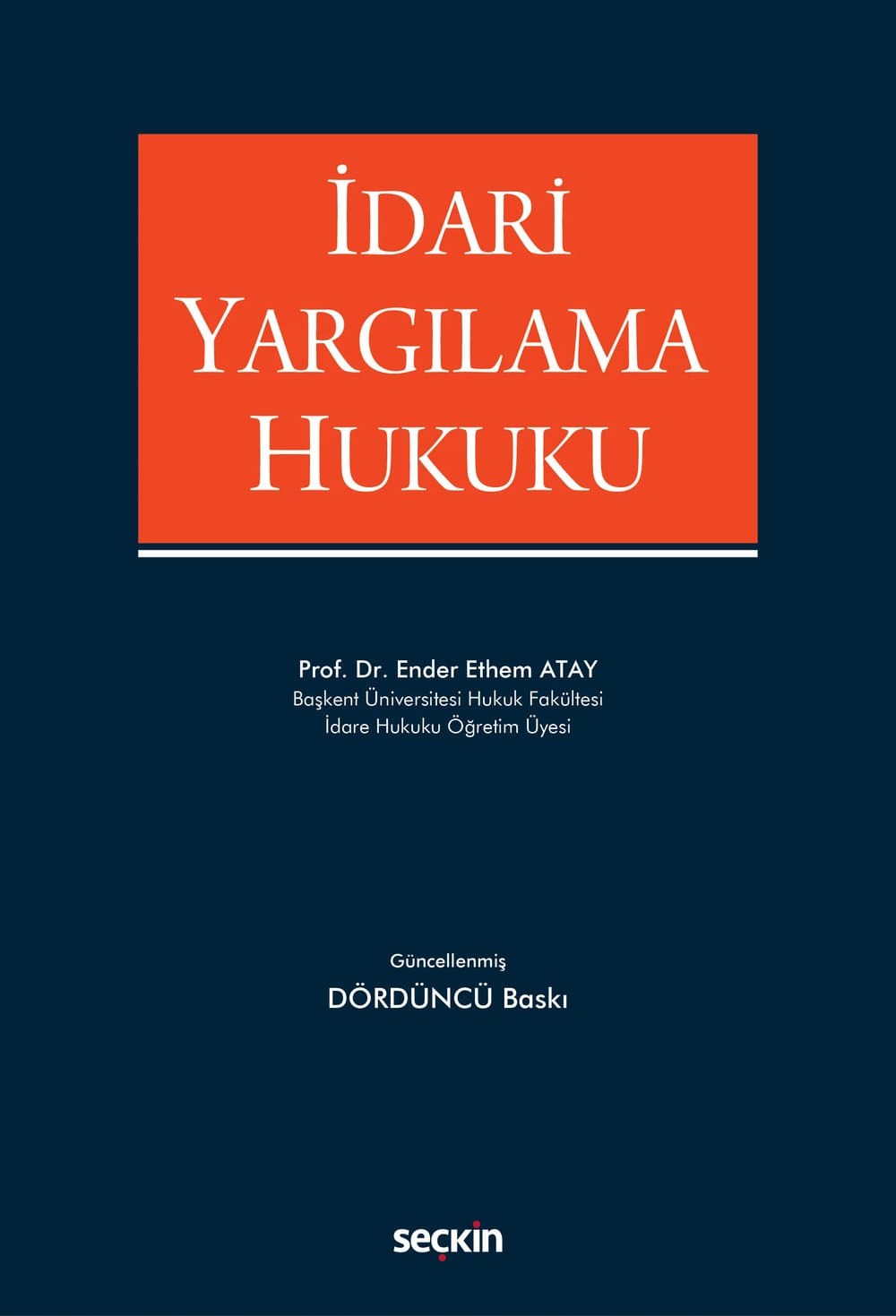 İdari Yargılama Hukuku  kitap kapağı