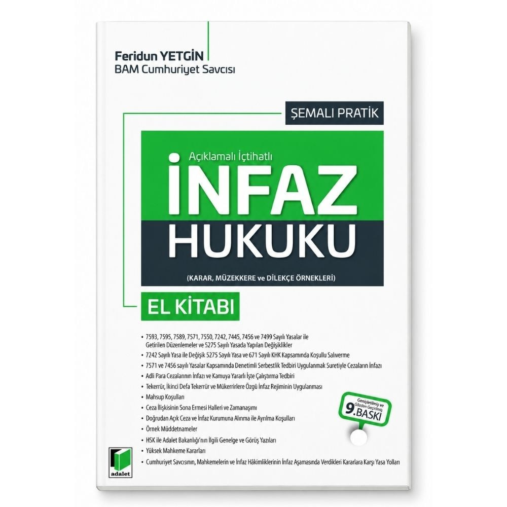 İnfaz Hukuku El Kitabı  kitap kapağı