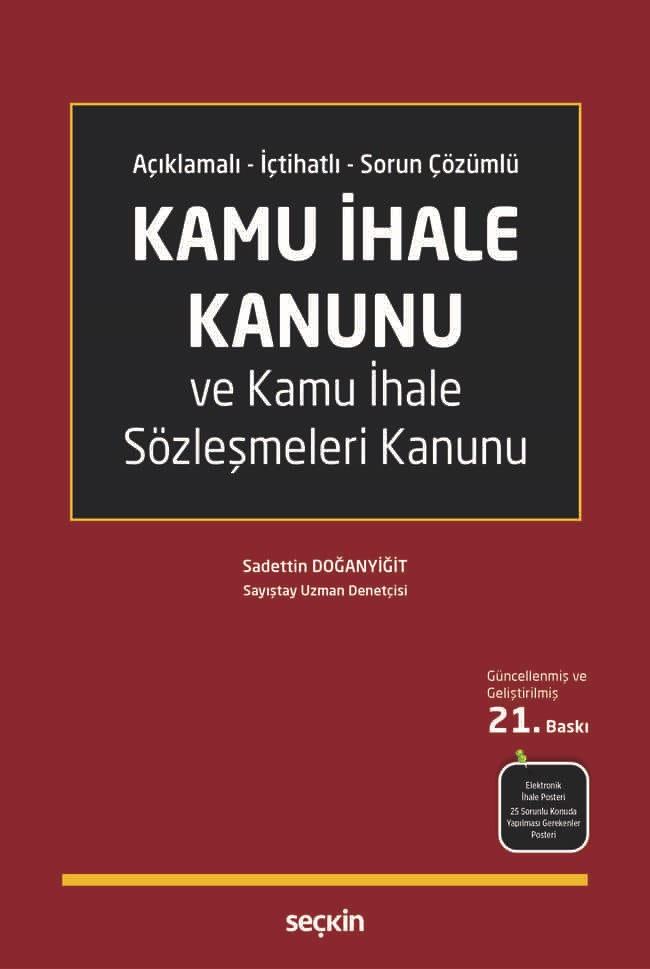 Kamu İhale Kanunu ve Kamu İhaleleri Sözleşmeleri Kanunu