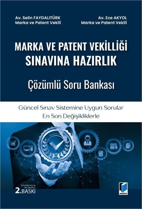 Marka Ve Patent Vekilliği Sınavına Hazırlık Çözümlü Soru Bankası  kitap kapağı