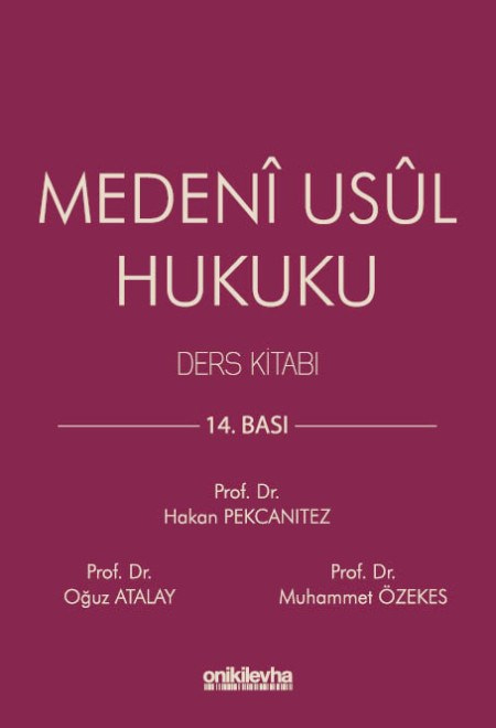 Medenî Usûl Hukuku (Ders Kitabı)  kitap kapağı