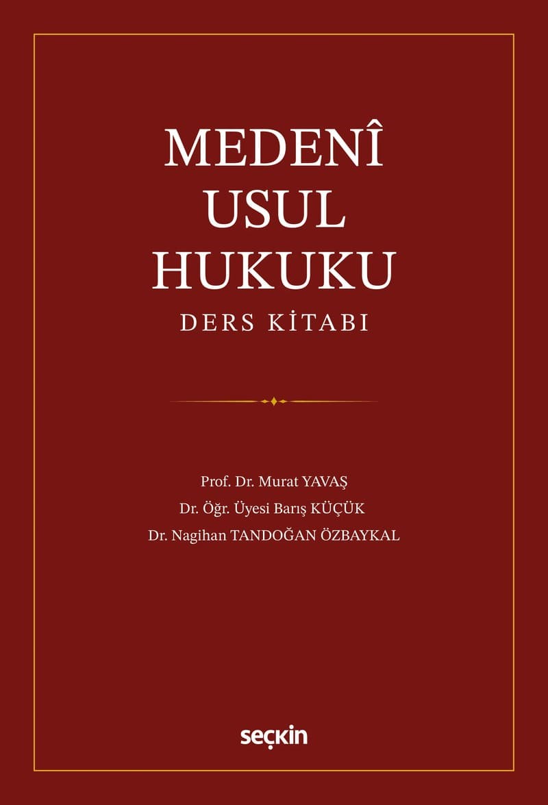 Medenî Usul Hukuku Ders Kitabı  kitap kapağı