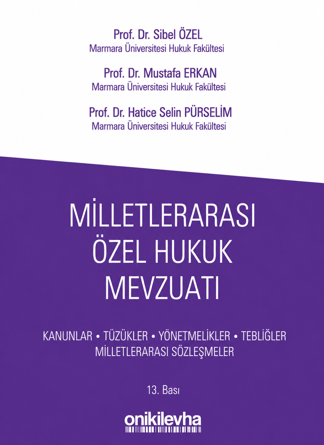 Milletlerarası Özel Hukuk Mevzuatı  kitap kapağı