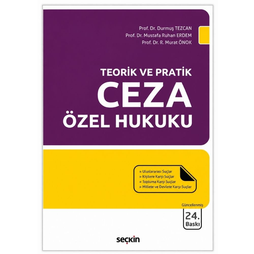 Teorik ve Pratik Ceza Özel Hukuku  kitap kapağı