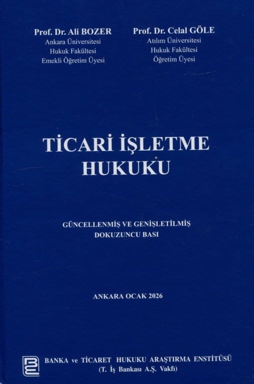 Ticari İşletme Hukuku  kitap kapağı
