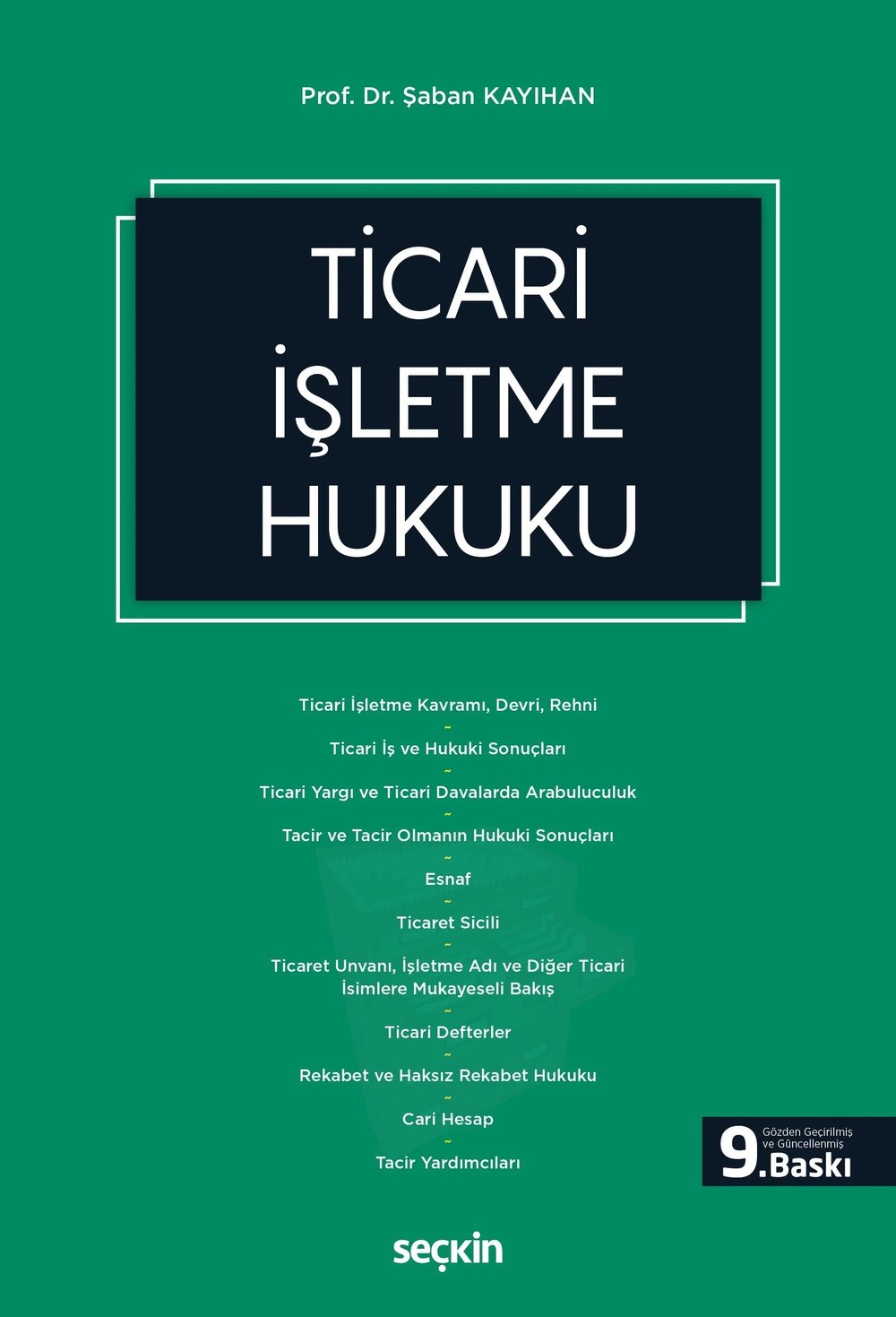 Ticari İşletme Hukuku  kitap kapağı