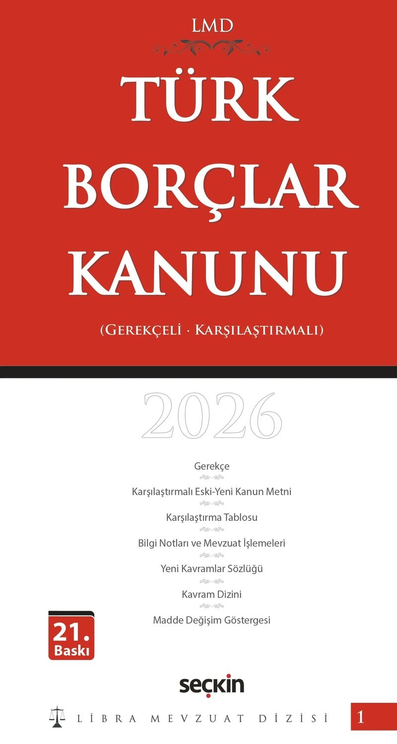Türk Borçlar Kanunu / Lmd–1  kitap kapağı