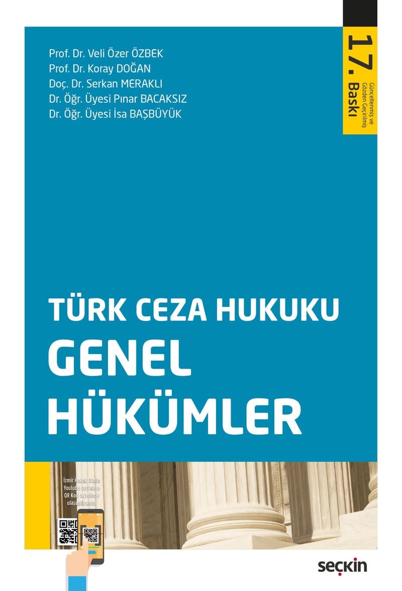 Türk Ceza Hukuku Genel Hükümler  kitap kapağı