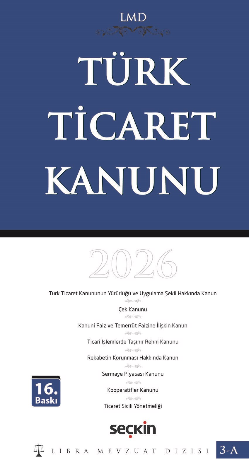 Türk Ticaret Kanunu / Lmd–3A  kitap kapağı