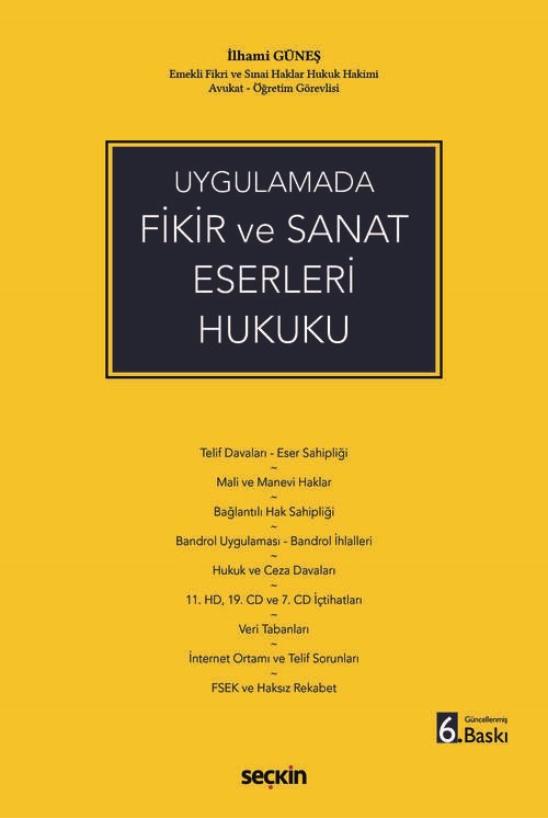 Uygulamada Fikir ve Sanat Eserleri Hukuku  kitap kapağı