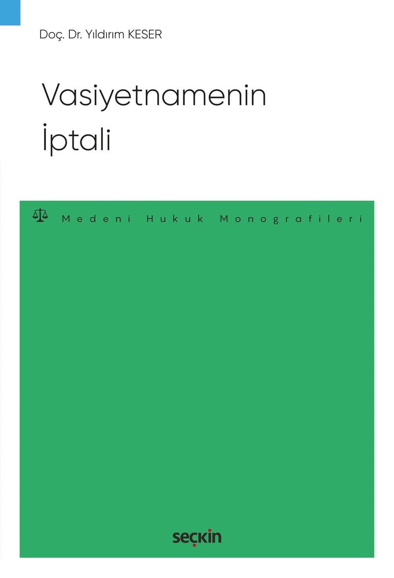 Vasiyetnamenin İptali  kitap kapağı