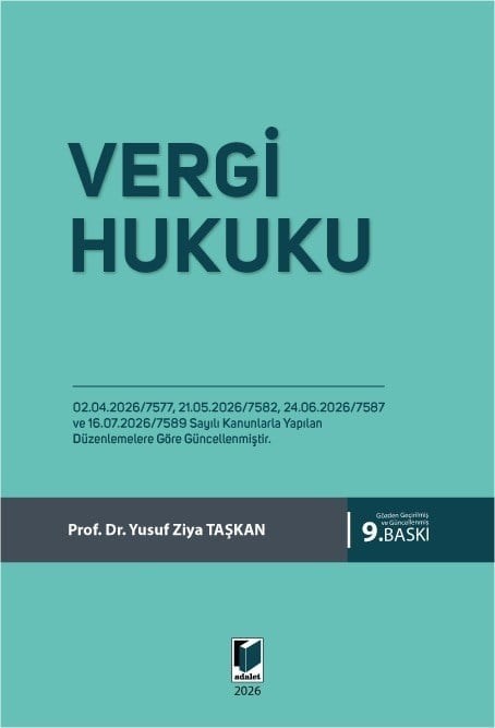 Vergi Hukuku  kitap kapağı