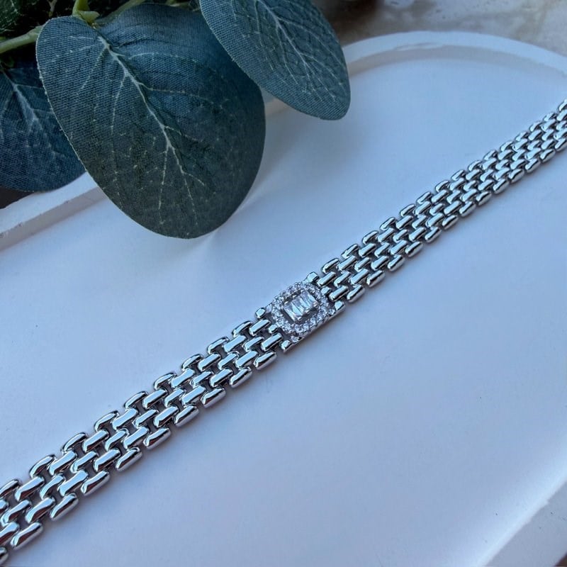 14K Özel Seri Baget Bileklik (17+2 cm)