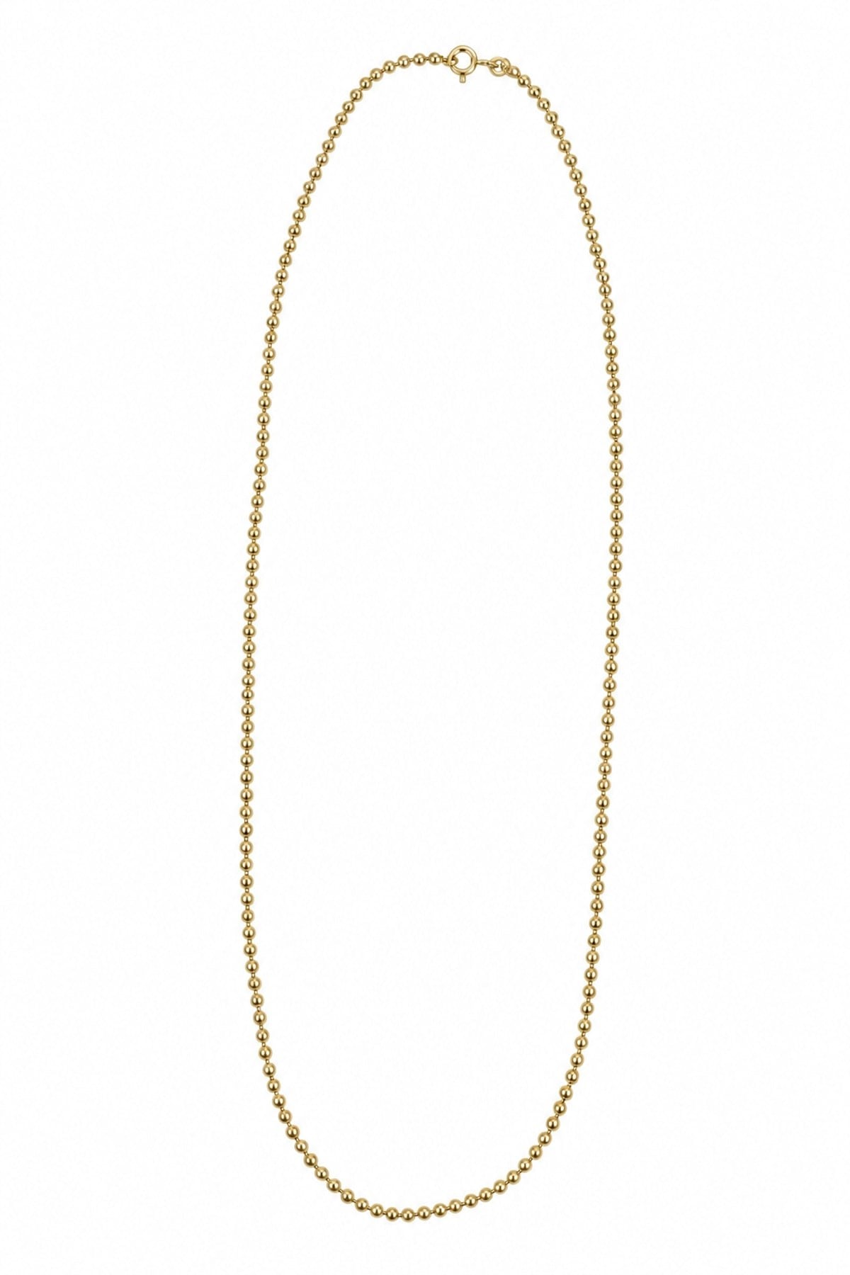 14K Özel Seri Boncuk Zincir Gold Kolye  (45 cm)