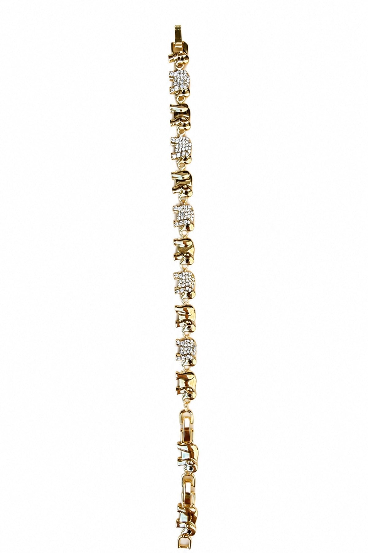 14K Özel Seri Fil Model Taşlı Bileklik