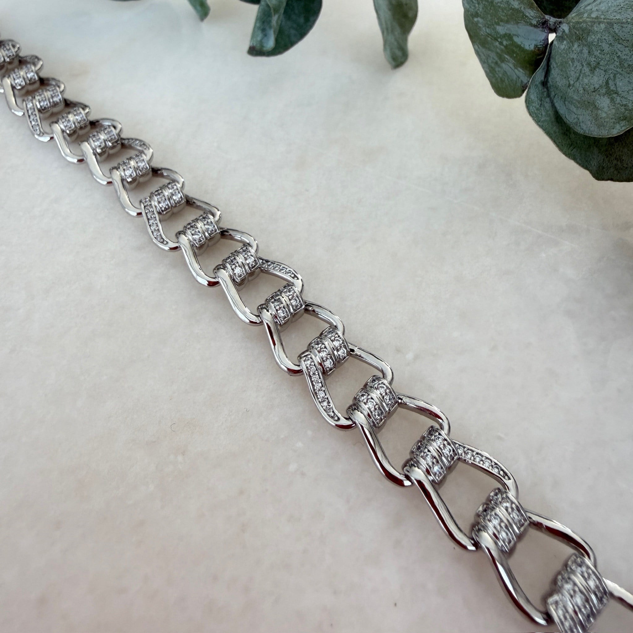 14K Özel Seri İç İçe Yaylı Bileklik (17+2 cm) 