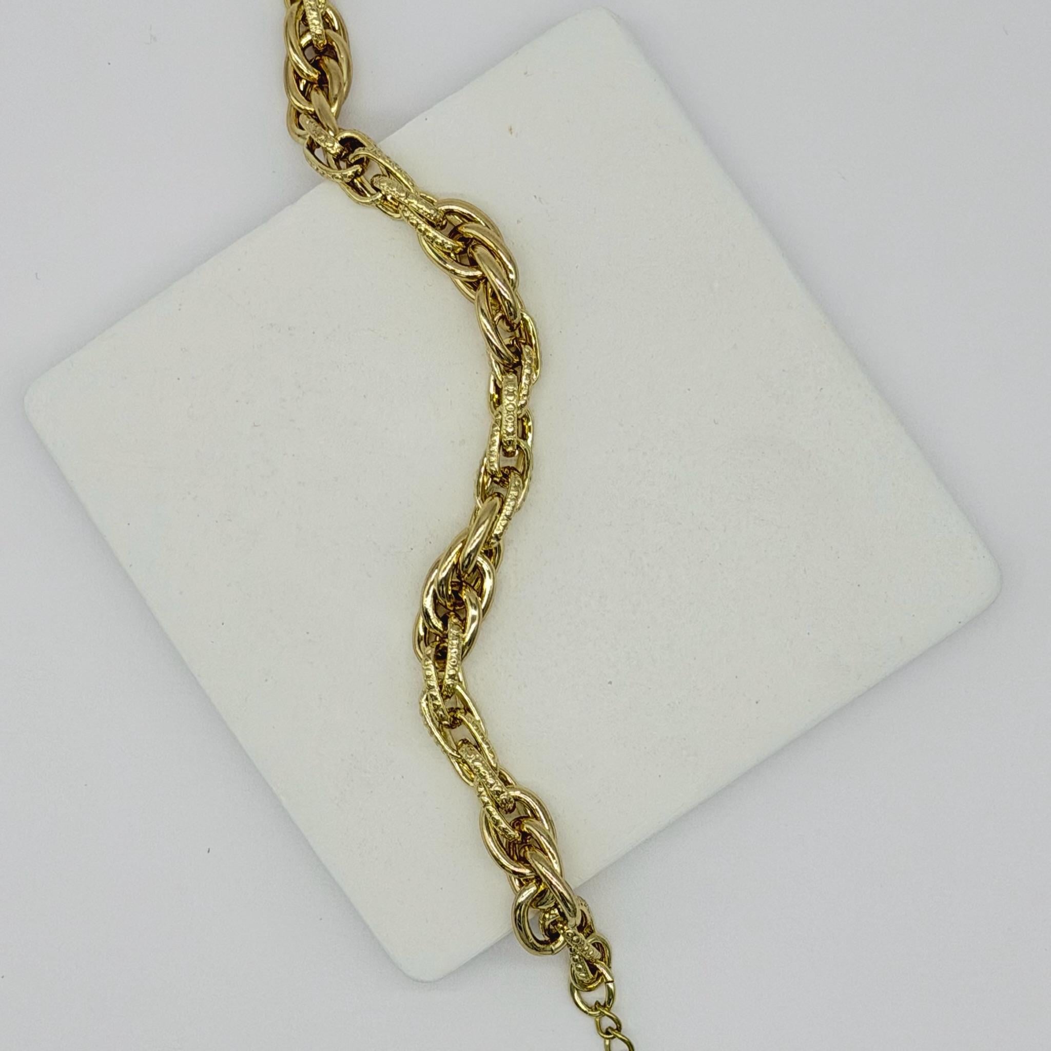 14K Özel Seri Kuyumcu Model Bileklik (17+3 cm) 