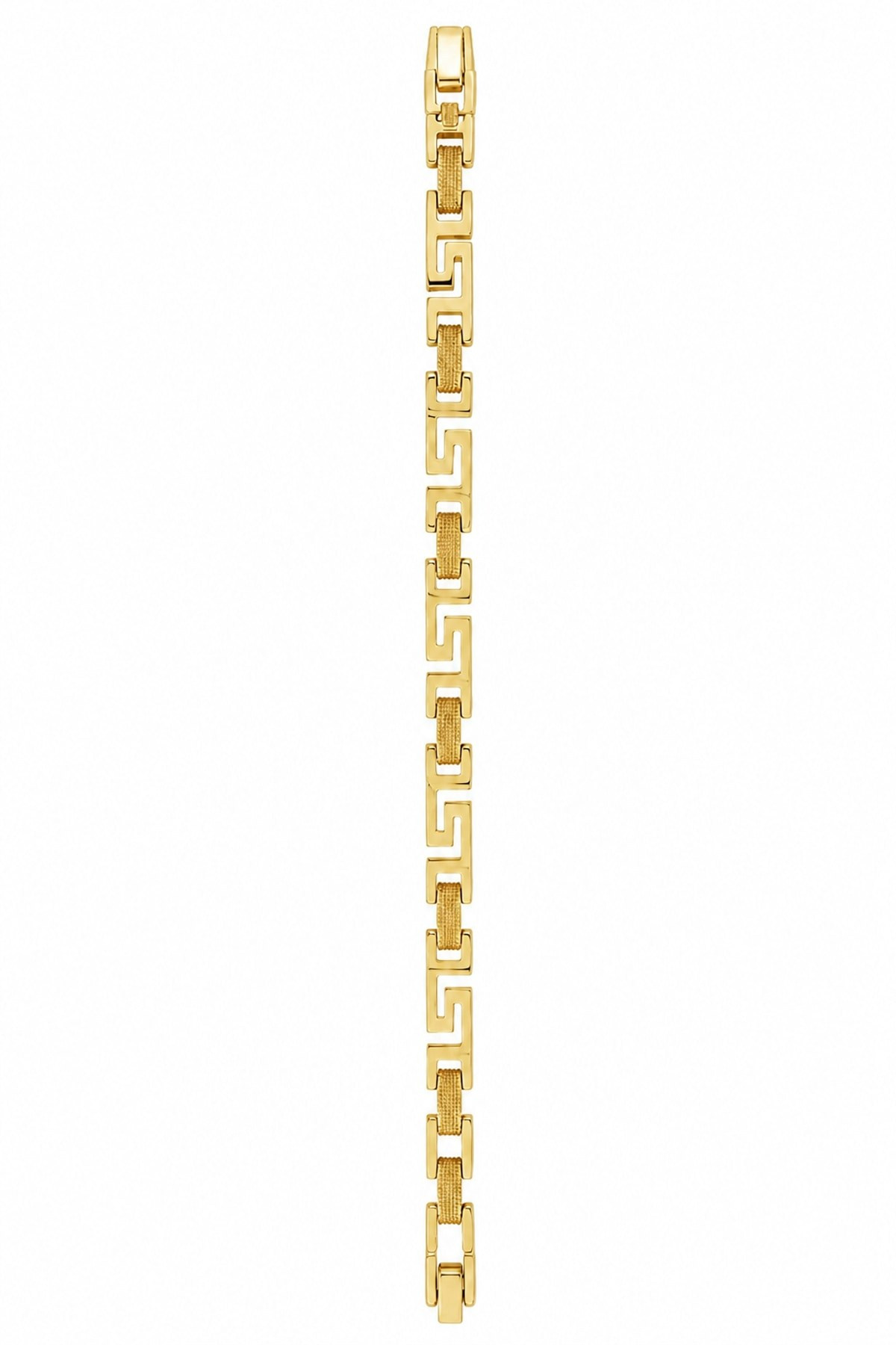 14K Özel Seri Labirent Model Zincir Bileklik (Gold) (17+2 cm)