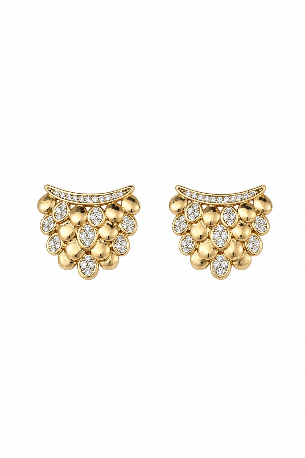14K Özel Seri Petek Model Küpe