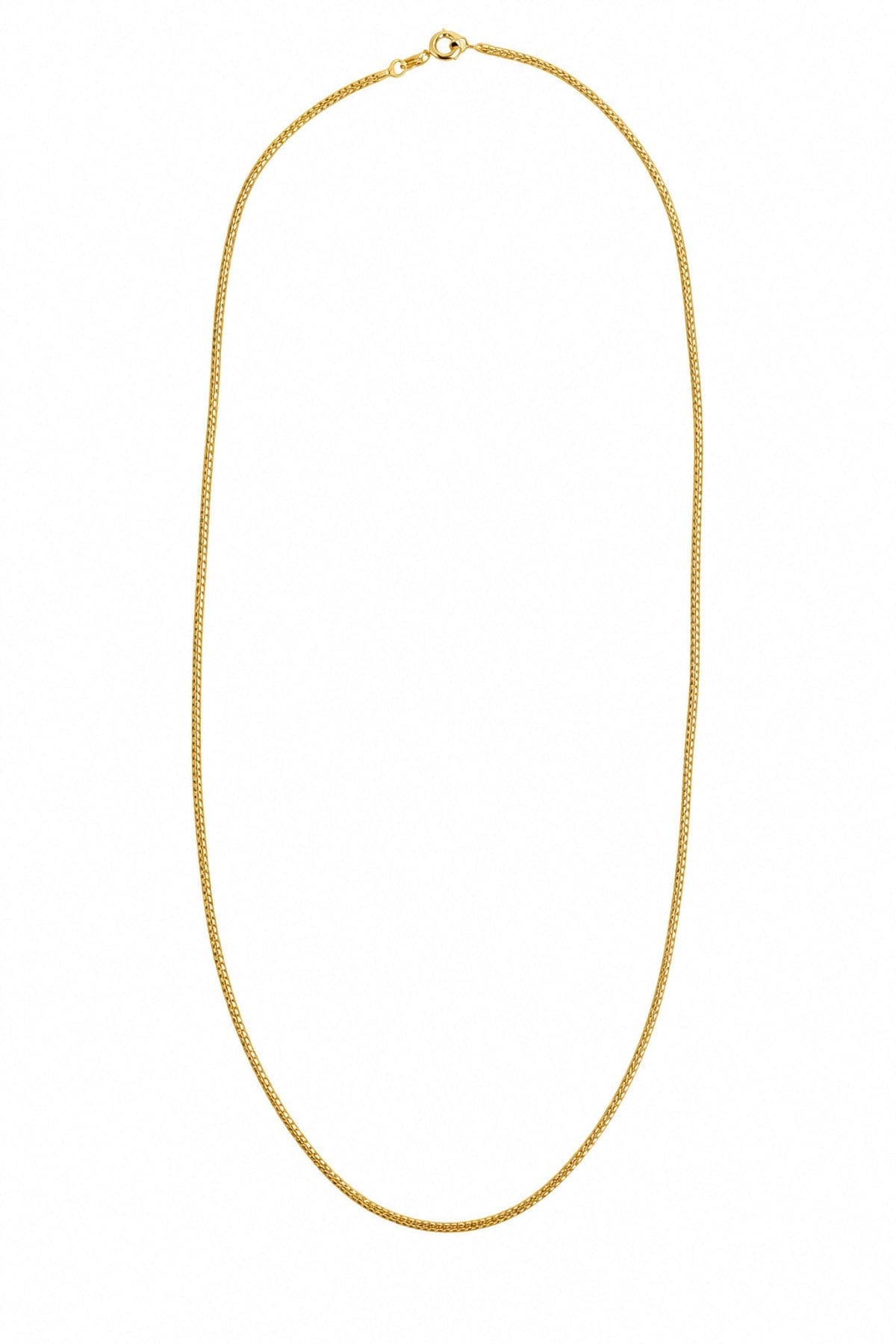 14K Özel Seri Yılan Zincir Kolye (60 cm)