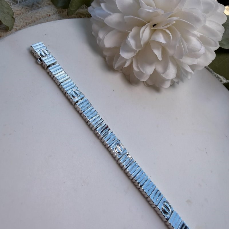 Altın Kaplama CRT Love Model Silver Bileklik (18 cm)